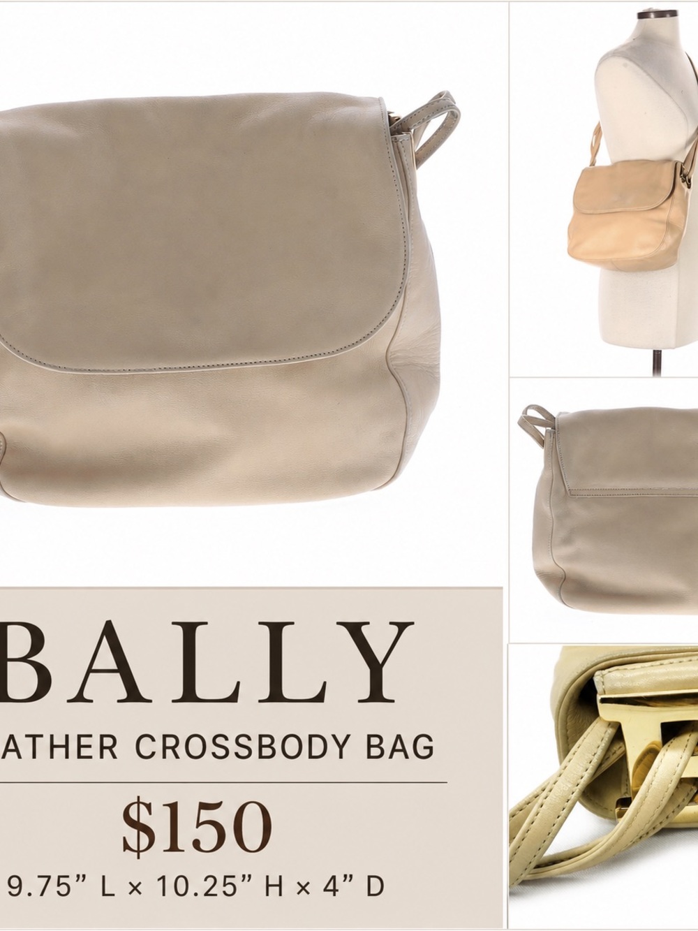 Bally Leather Crossbody Bag